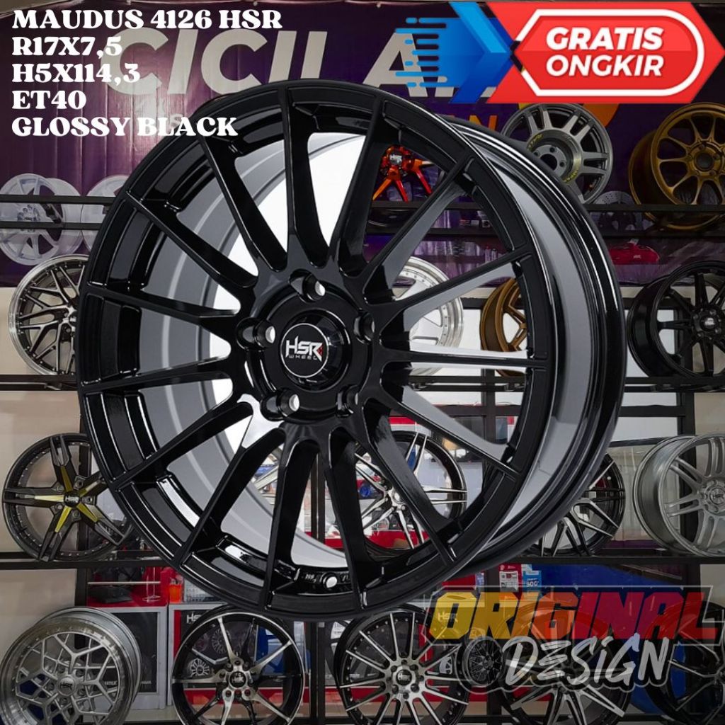 Velg Mobil WRV , HRV , CRV , CIVIC , ACCORD , HSR MAUDUS RING 17 R17