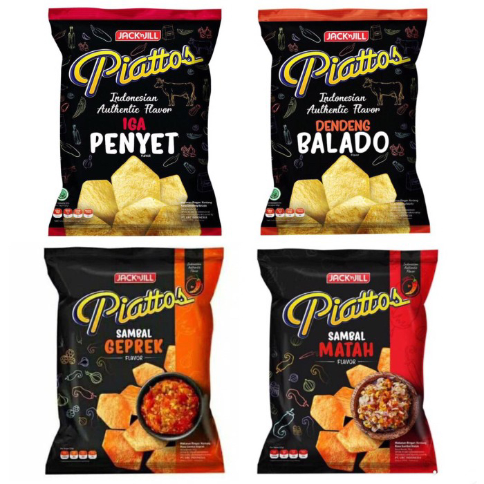 

Piattos snack kentang sambal matah / sambal geprek 68 gram