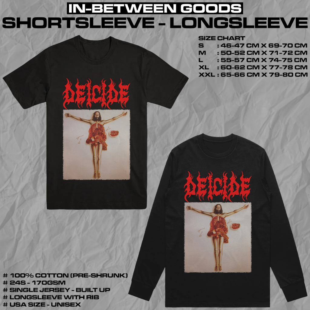 DEICIDE - ONCE UPON THE CROSS | T-SHIRT | LONGSLEEVE | BAND MERCH