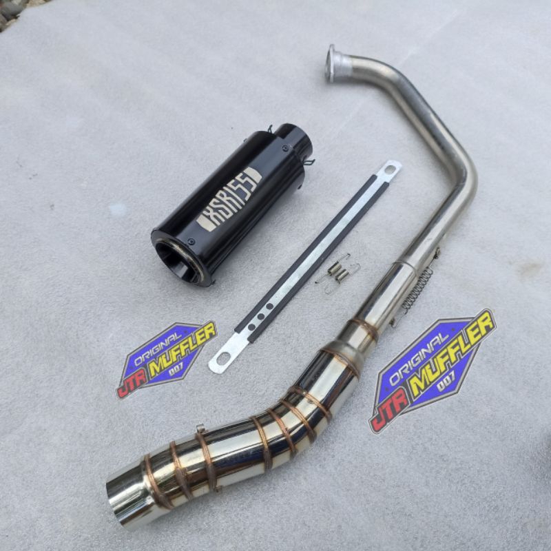 Knalpot racing Xsr 155 model underbelly dan standar