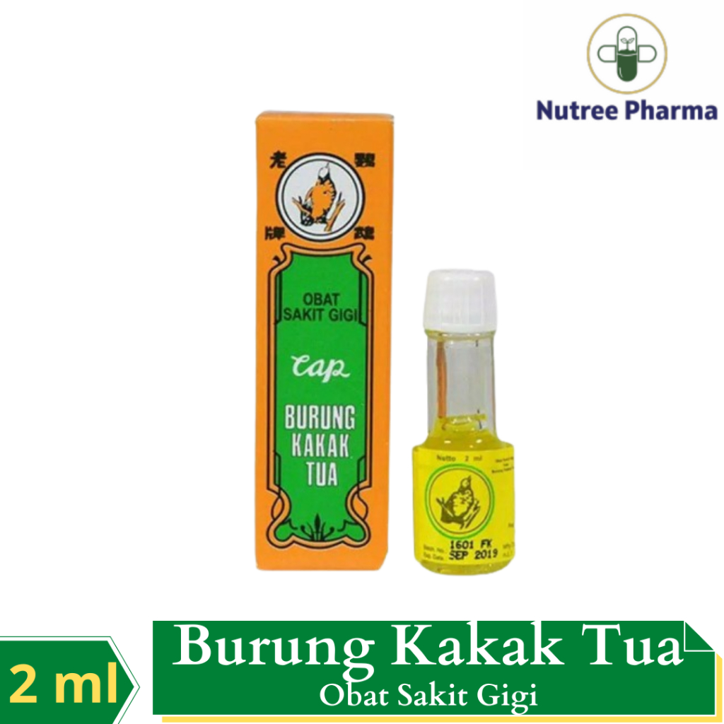 ⚡MURAH & DIJAMIN ORI⚡ OBAT SAKIT GIGI CAP BURUNG KAKAK TUA 2 ML