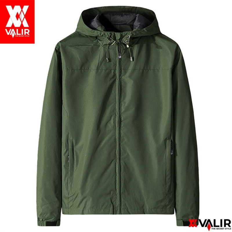 Valir Fline Jaket Pria Keren Bahan Parasut Windroof