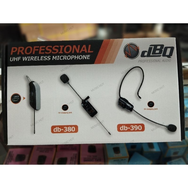 DBQ db-380 Professional UHF Wireless Microphone/ Mic Original DB 380