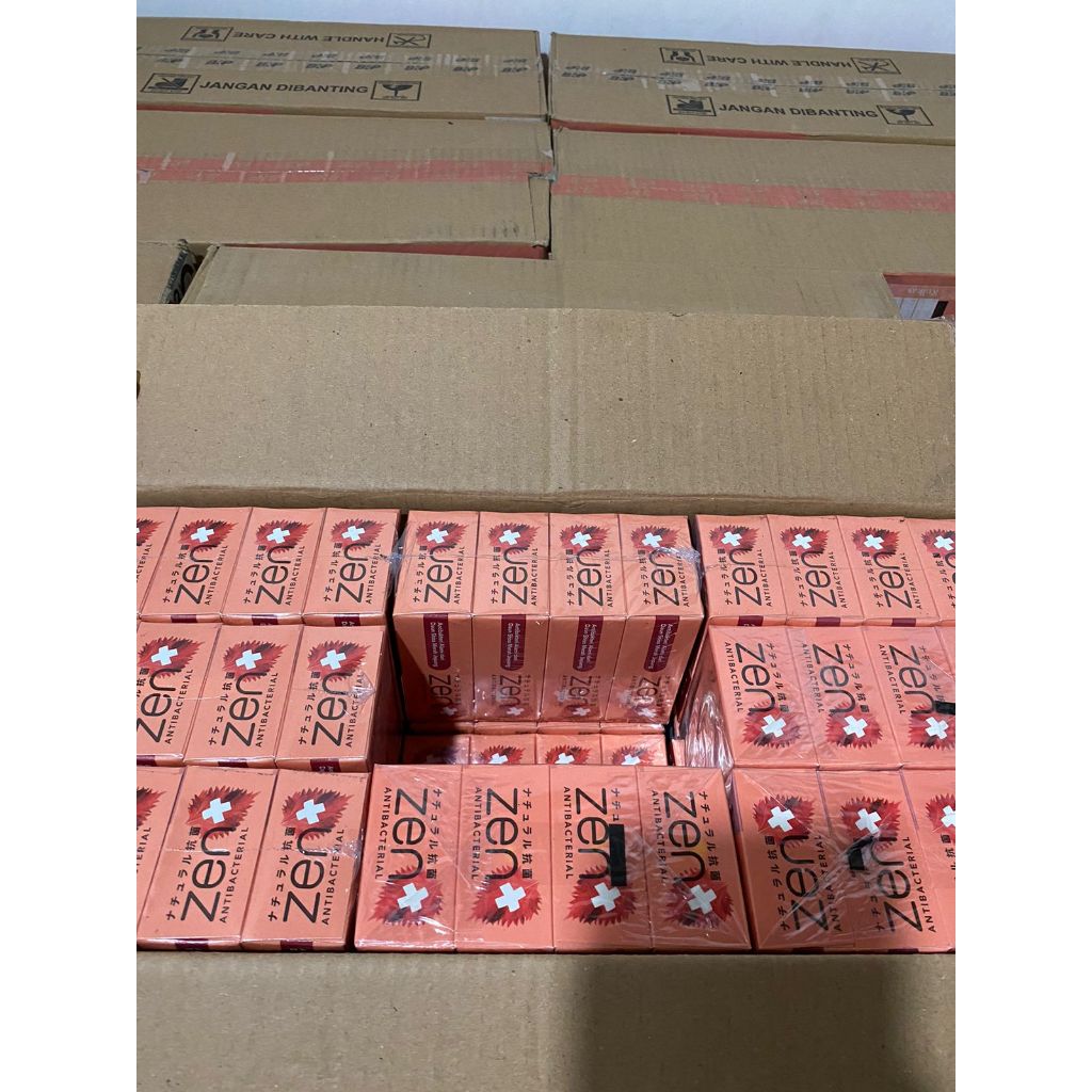 [1 Karton] Sabun Zen Antibacterial Soap 70G / Zen Batang 1 Karton / Sabun Batang Zen