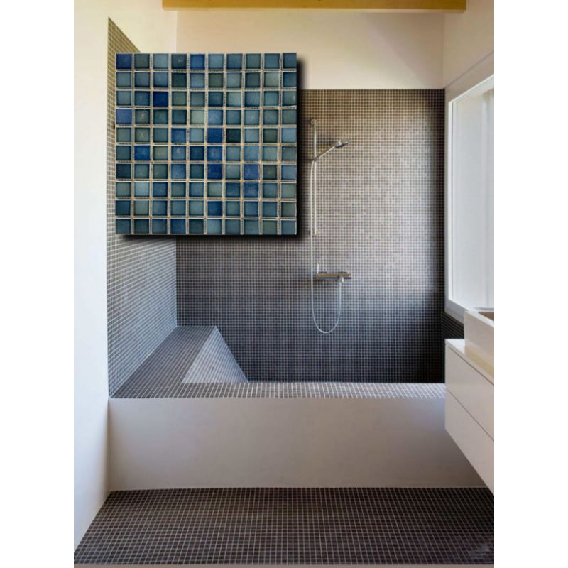 Keramik mosaik kamar mandi | Backsplace | Keramik dekoratif lantai dan dinding