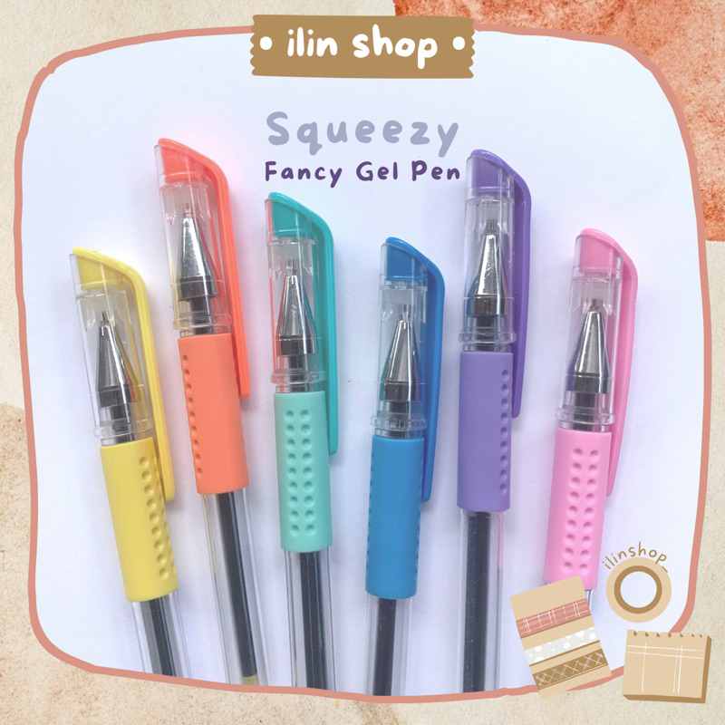 

Squeezy Pulpen Gel Fancy 0.5mm SQ-889