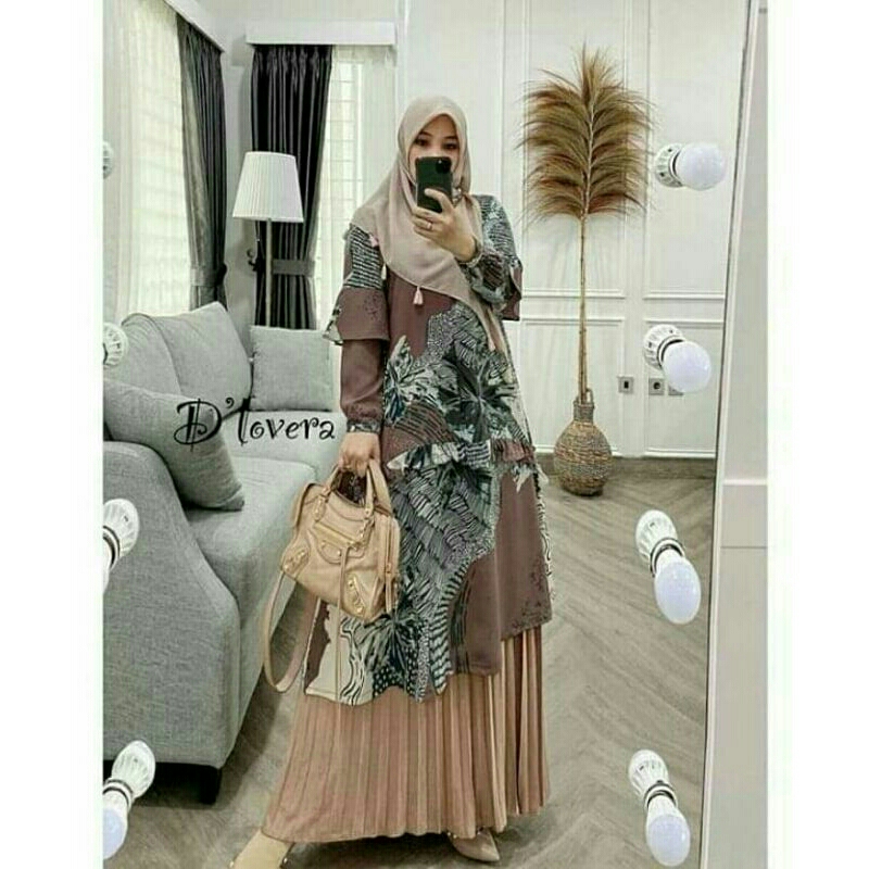 Atasan Tunik Fatin D'lovera Ori