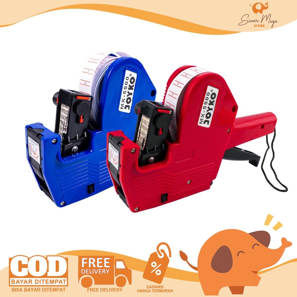 

Joyko Labeller MX-5500 (8 Digits) / Alat Label Harga 8 Digit