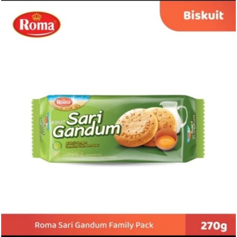 

Roma Sari Gandum Family Pack 240 gr.