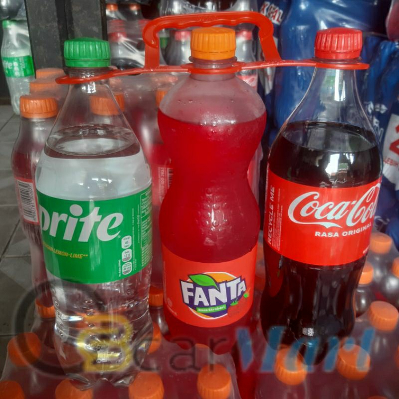 

Paket COCA COLA FANTA SPRITE isi 3 Botol Besar 1 Liter 1000ml Satuan Eceran