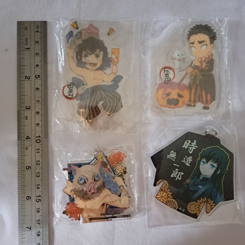 Kimetsu no Yaiba - Acrylic Stand Keychain : Inosuke, Gyomei, Muichiro