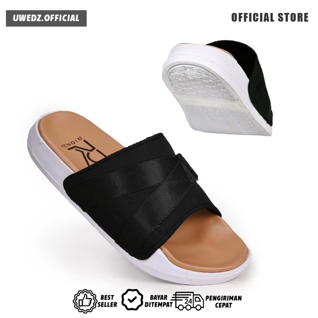 TERBARU Sandal Slide Selop Giron Sandal Selop Pria Kasual Santai Fashion Jepang Trendi 2022