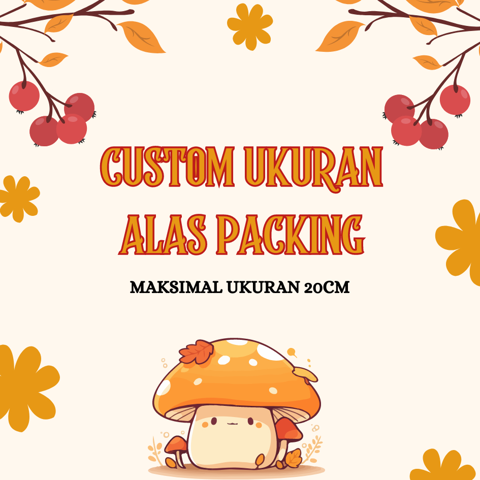 

Custom Ukuran Kertas (wajib chat)