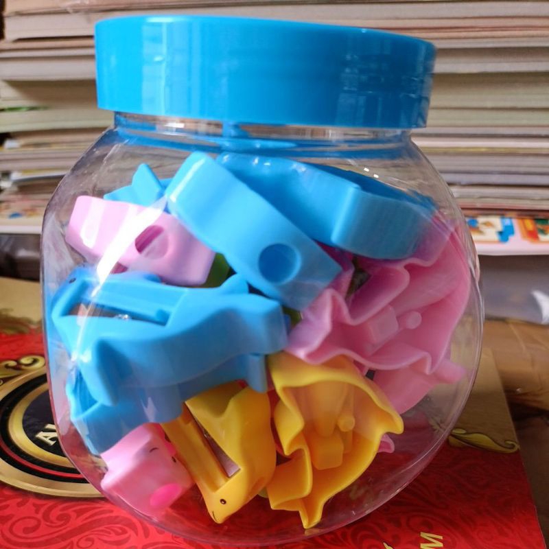 

Rautan pensil Bentuk Bulat Berkarakter - Spiderman Batman Unicorn Princess