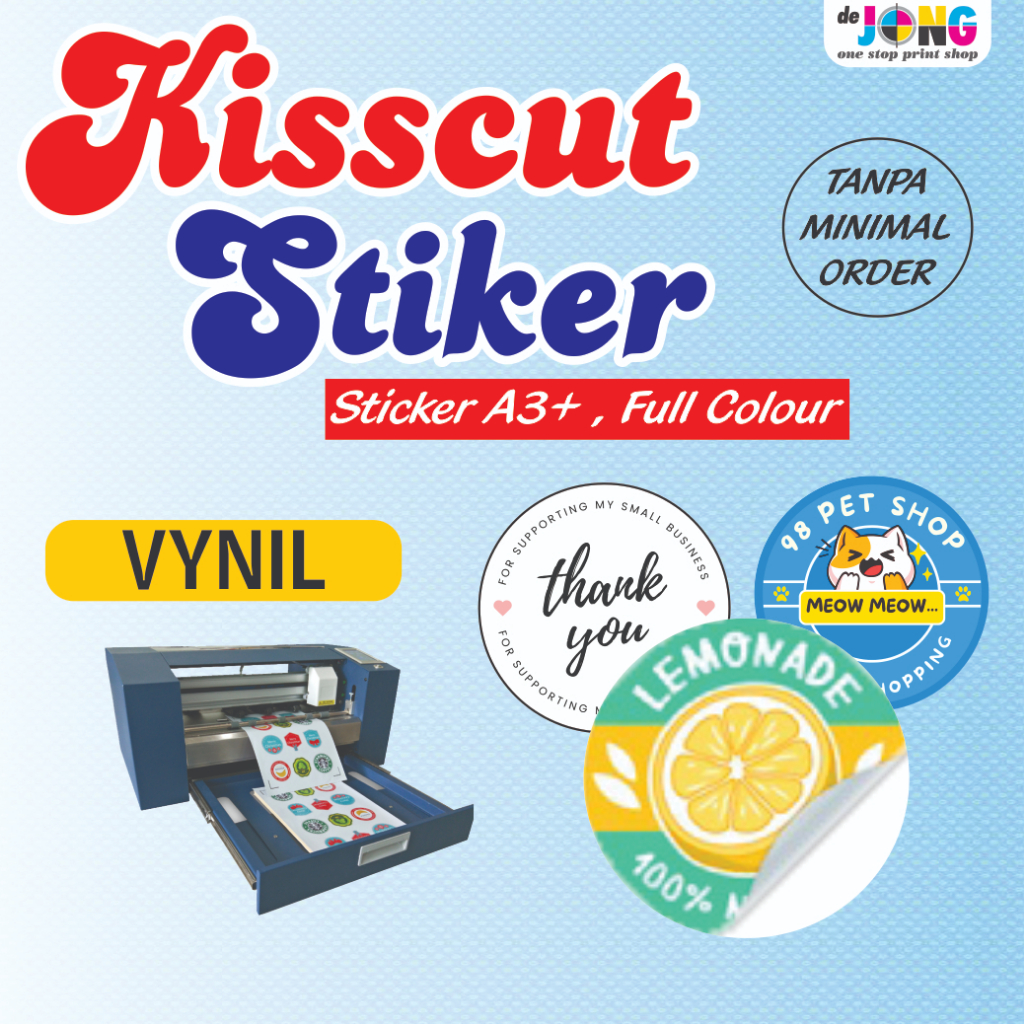 

CETAK STIKER VYIL+CUTTING BULAT