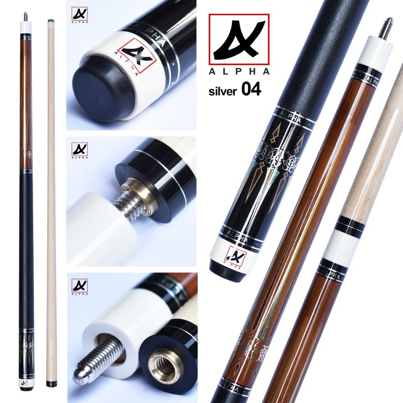alpha cue silver series04/stik play billiard