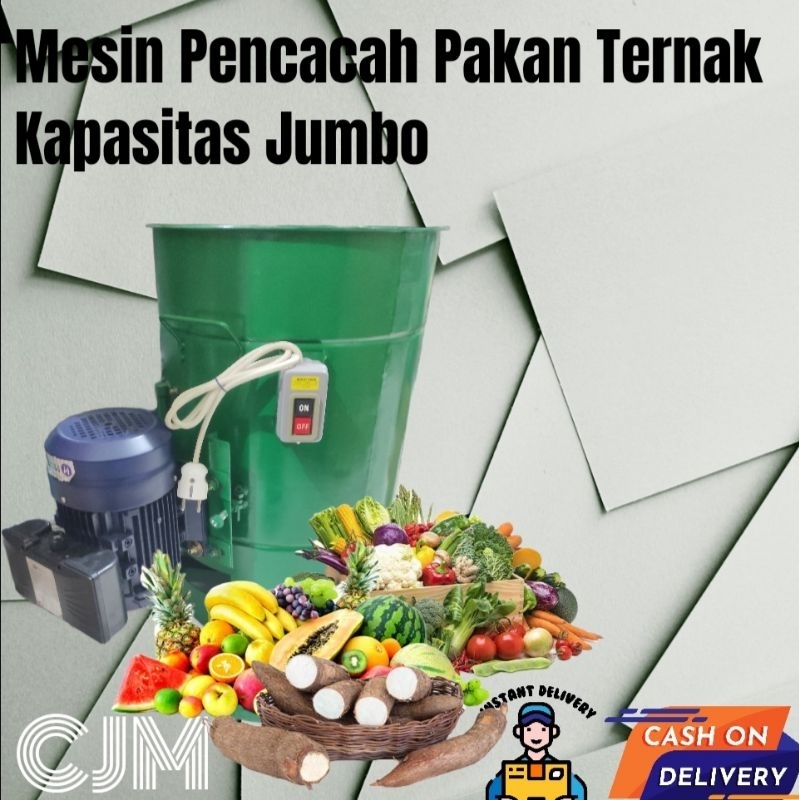 Mesin Chopper Bulat Pencacah Pakan Ternak Serbaguna