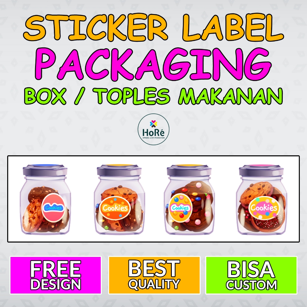 

Cetak Sticker Logo Label Makanan Minuman | Stiker Label | Sticker Merk Makanan | Sticker Packaging | Sticker Bungkus Makanan