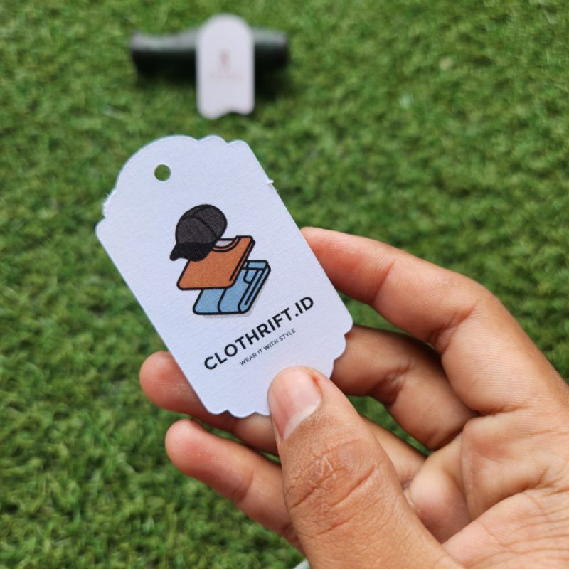 

hangtag bahan linen 230 gsm,textur,thank card linen