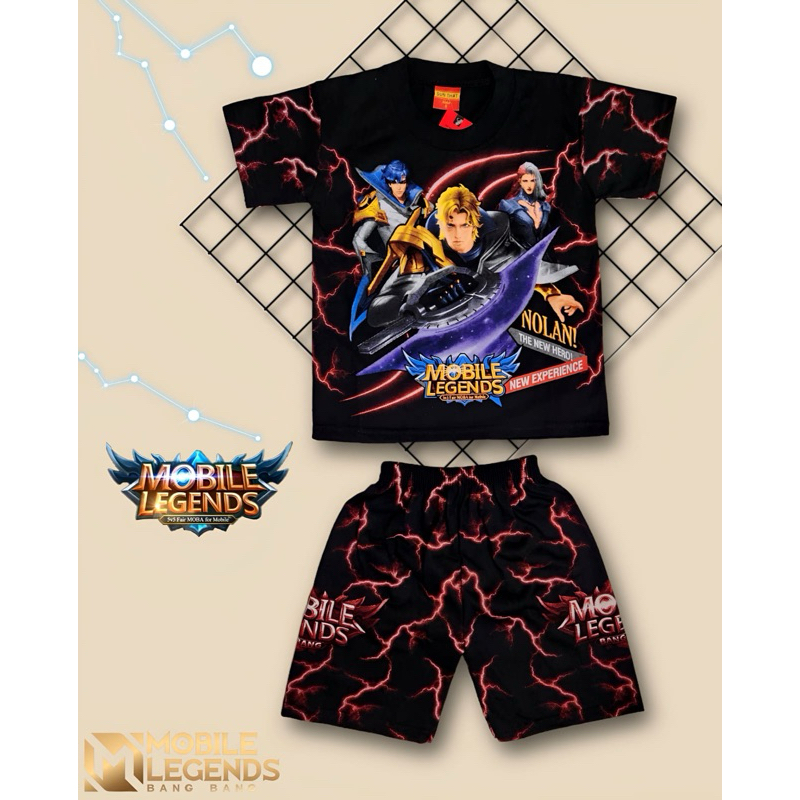 ML GAMING BAJU MOBILEE LEGENDD TERBARU BAJU KAOS ANAK ML GAMING ANAK LAKI 1-10 TAHUN