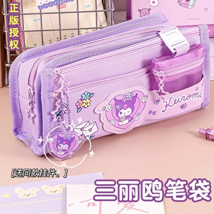

2024 Tempat Pensil Cinnamoroll Baru Sanrio Anime My Melody Kuromi Penyimpanan Alat Tulis Siswa Perlengkapan Sekolah Ins Kawaii Hadiah Lucu