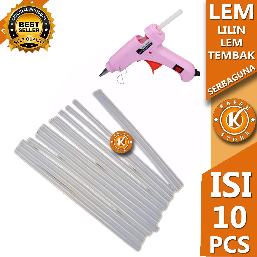 

LEM LILIN SERBAGUNA LEM TEMBAK ISI 10 BATANG kafah store