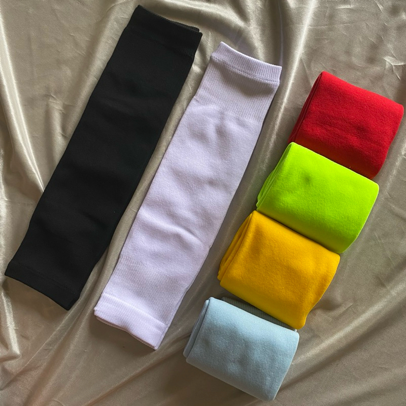 Kaos Kaki Sambung Polos Warna Football Leg slevee Kaos Kaki Potong Deker Bahan Nilon