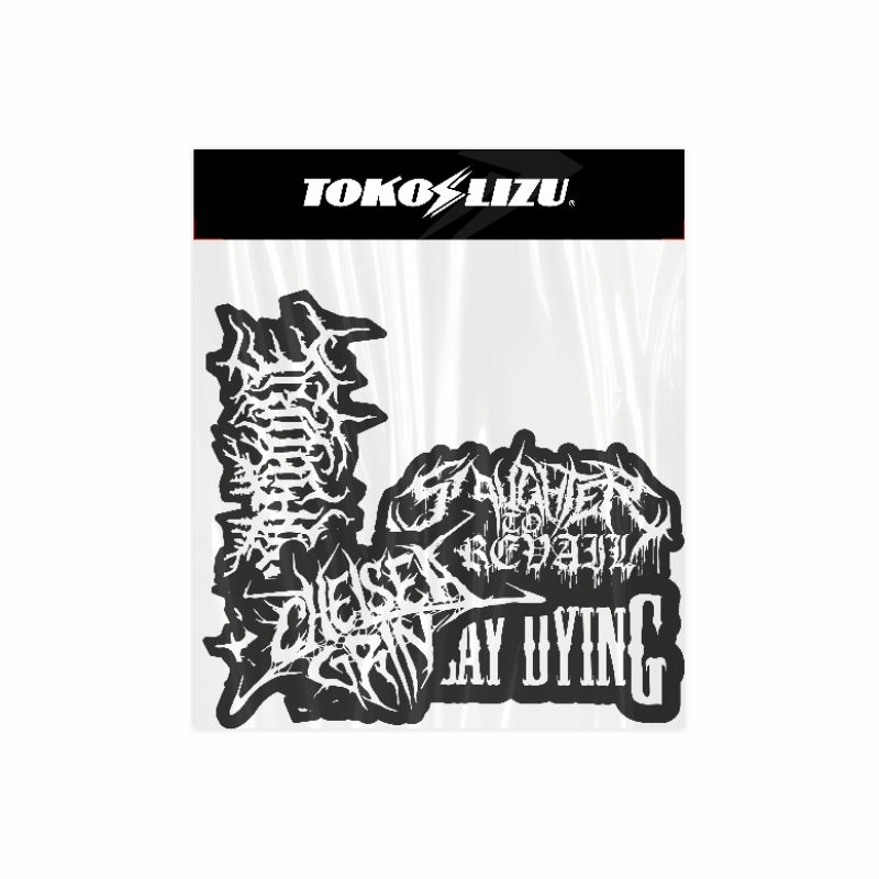 

STICKERPACK BAND LORNA SHORE SLAUGHTER TO PREVAIL CHELSEA GRIN STIKER MOTOR STRIKER LAPTOP STIKER TUMBLER STIKER HELM