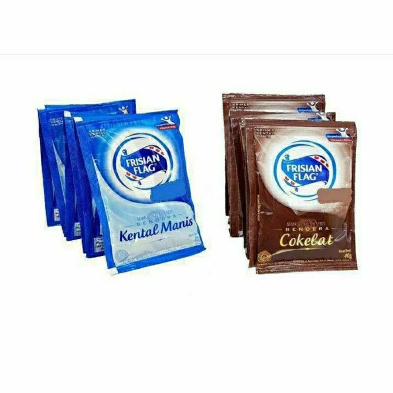 

Susu Kental Manis Frisian Flag 1 renceng/ 6 sachet