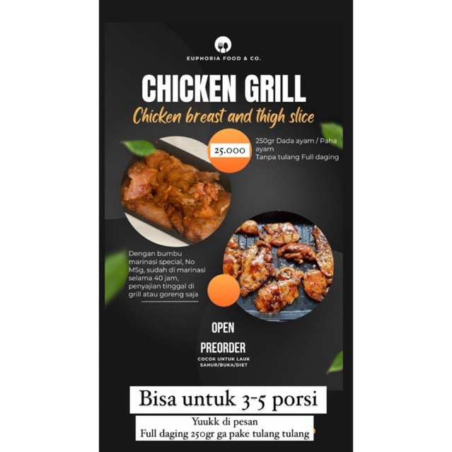 

CHICKEN GRILL FROZEN MENU DIET DAN LAUK RAMADHAN SIAP PANGGANG