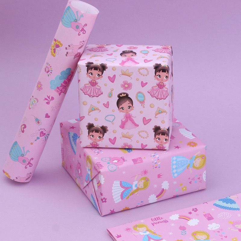 

Kertas kado Pinky girly princes plus Pita pink satin200cm