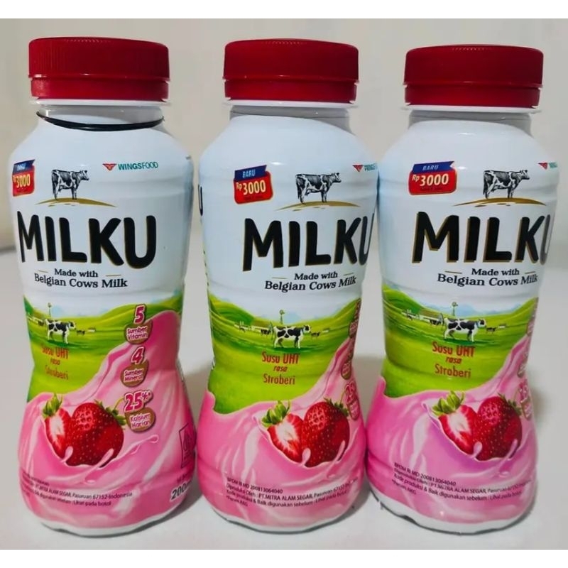 

MILKU STRAWBERRY 200ML