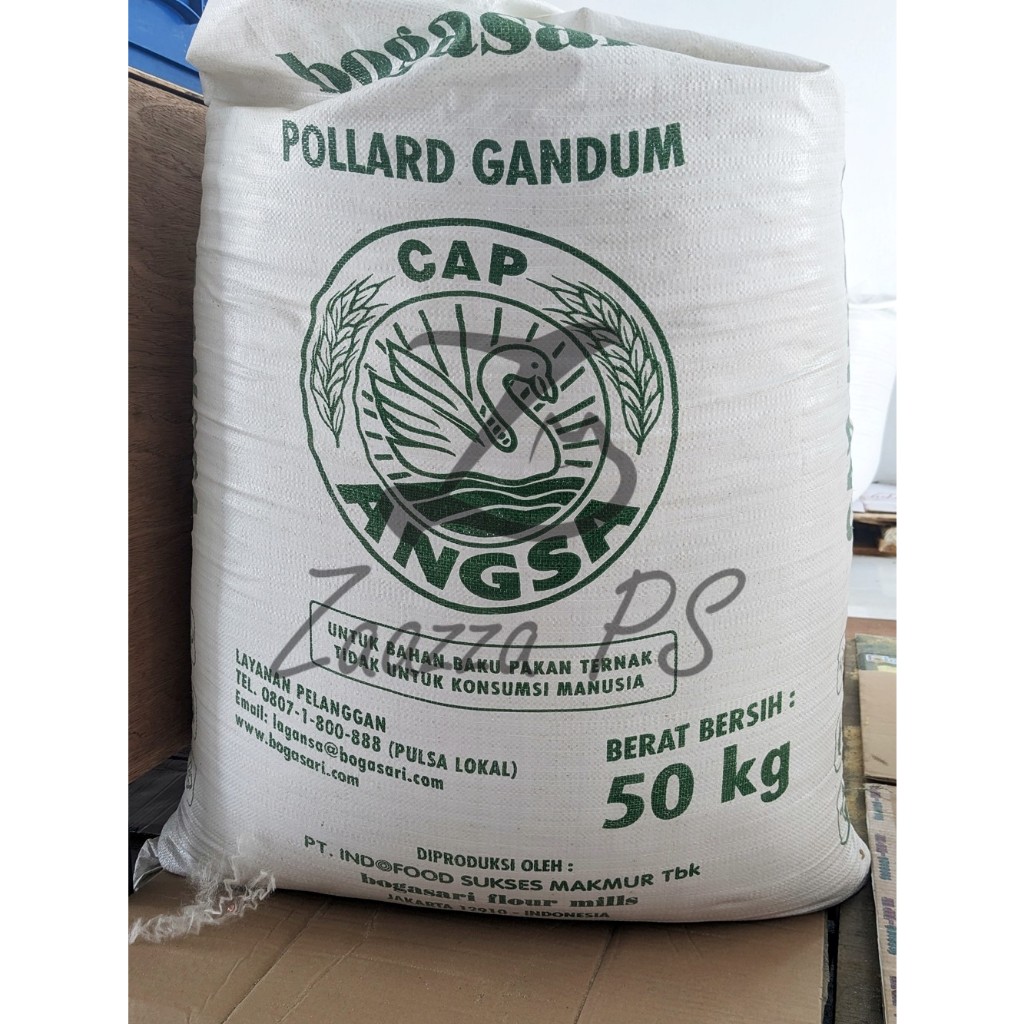 Pollard Gandum 1kg Cap Angsa | Polar Gandum Angsa