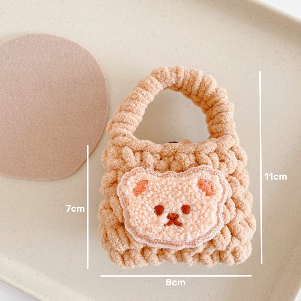 BEST DEALS Universal Earphone Case kartun rajut Bluetooth earphone wireless headset earbud headphone