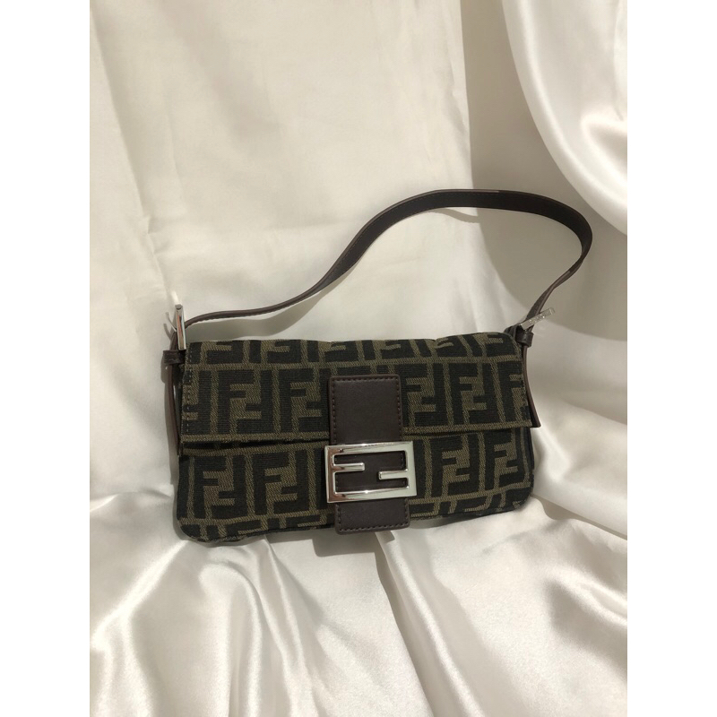 fendi zucca baguette