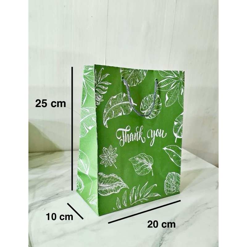 

Paperbag 20x25 Motif | R6 motif Thankyou