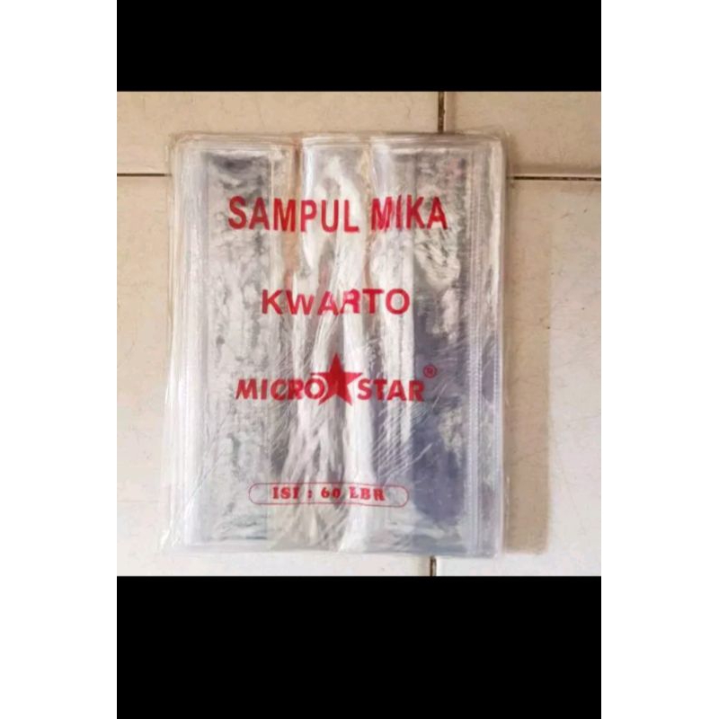 

Sampul Plastik Mika Kuarto (10 lbr)