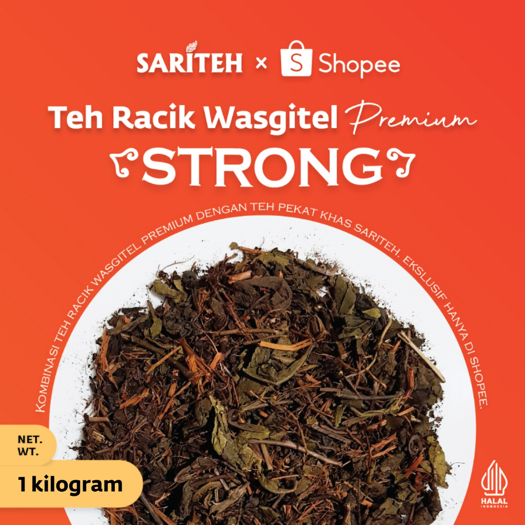 

Sariteh Indonesia Teh Racik Wasgitel Premium Strong/Pekat - Jasmine Tea/Teh Melati Jawa - 1 kg