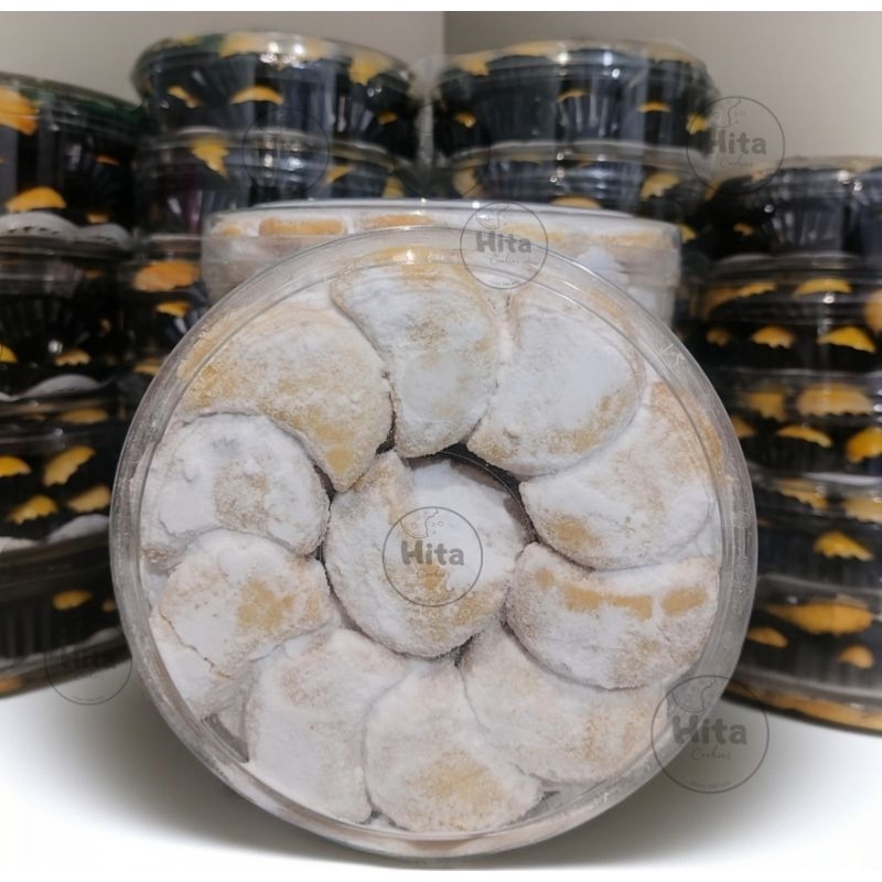 

Kue Kering Putri Salju ukuran 250gr cemilan keluarga