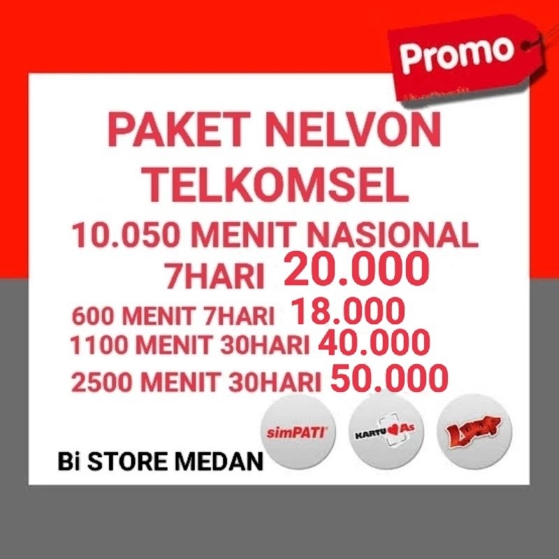 PAKET NELPON TELKOMSEL TERMURAH NASIONAL ALL ZONA 7HARI | 30HARI 24JAM