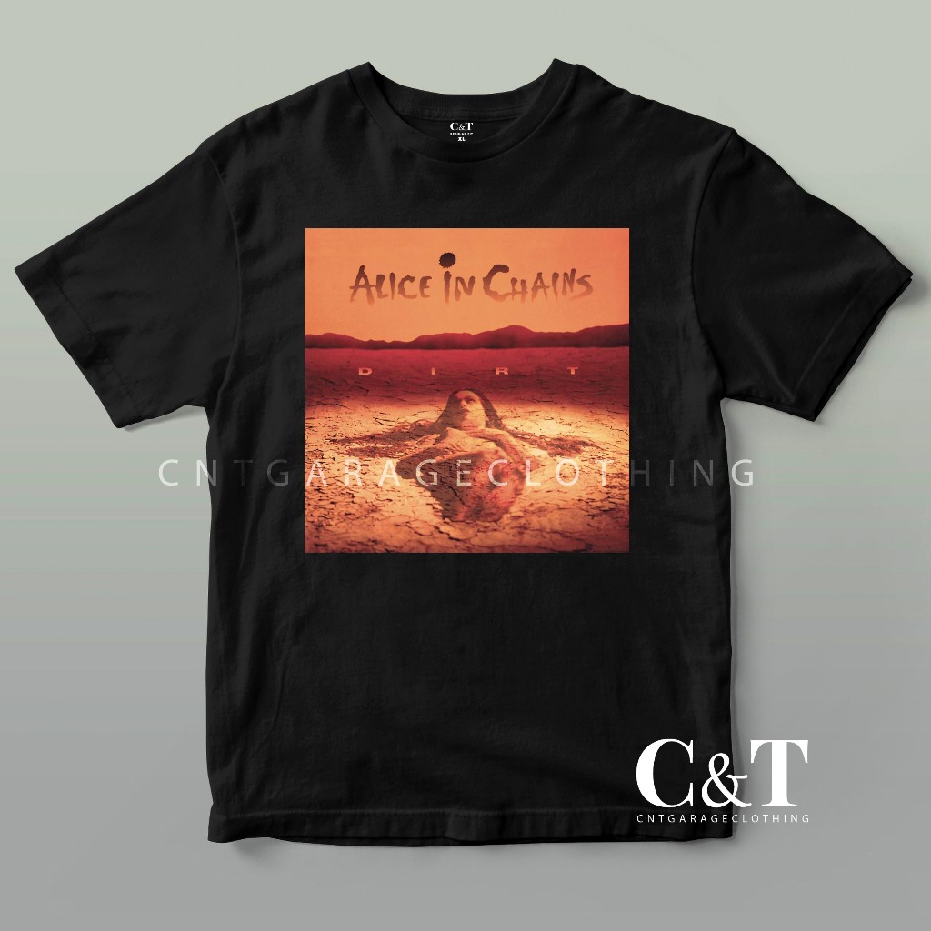 CNTGARAGECLOTHING | ALICE IN CHAINS DIRT TSHIRT | AIC 003 | SHIRT SHIRTS KAOS DISTRO BAND VINTAGE