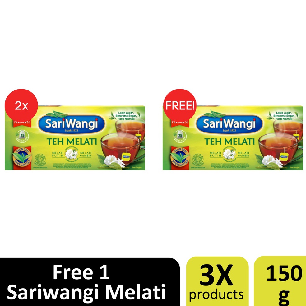 

AON972 TERMURAH Buy 2 Sariwangi Melati Free 1 Sariwangi Melati