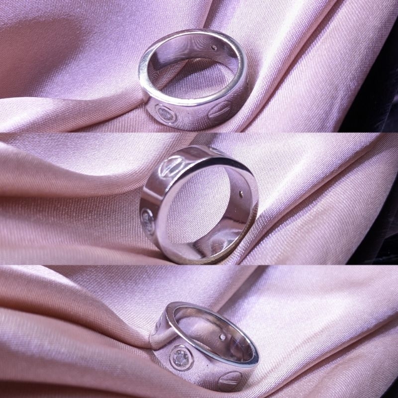 CINCIN PERAK BERLIAN / BERLIAN ASLI / CARTIER
