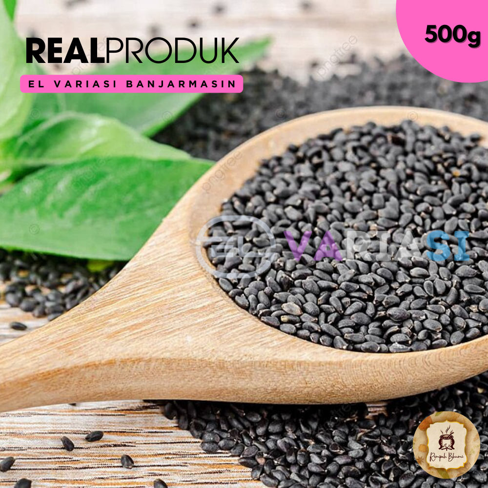 

500g || Selasih / basil seed kualitas bagus / Biji Selasih Super By. EL Variasi