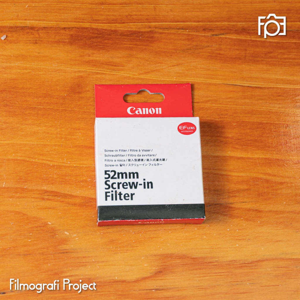 Canon UV Filter - 52mm Pelindung Protektor Lensa