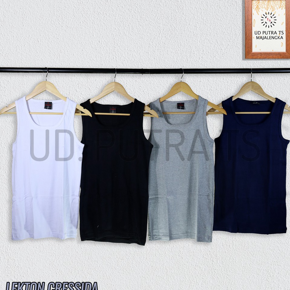 ART S7F SINGLET PRIA CRESSIDA  KAOS LEKTON PRIA  KAOS DALAM PRIA  UD PUTRA TS