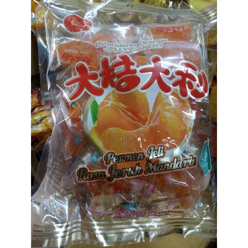

Mandarin Orange Jelly CandyJeruk Nuansa Imlek ( 500 gram )