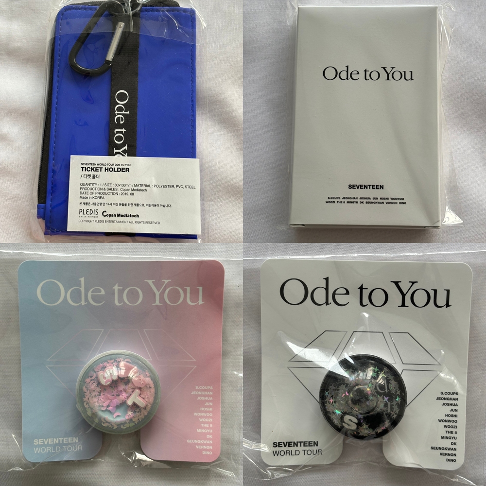 SEVENTEEN SVT OFFICIAL MD MERCHANDISE ODE TO YOU CONCERT IN SEOUL TICKET HOLDER PHOTOCARD POLAROID S