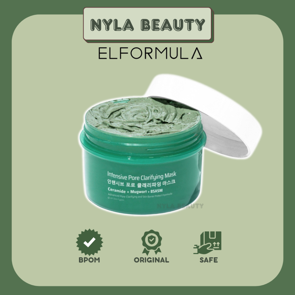 ELFORMULA Intensive Pore Clarifying Mugwort Clay Mask
