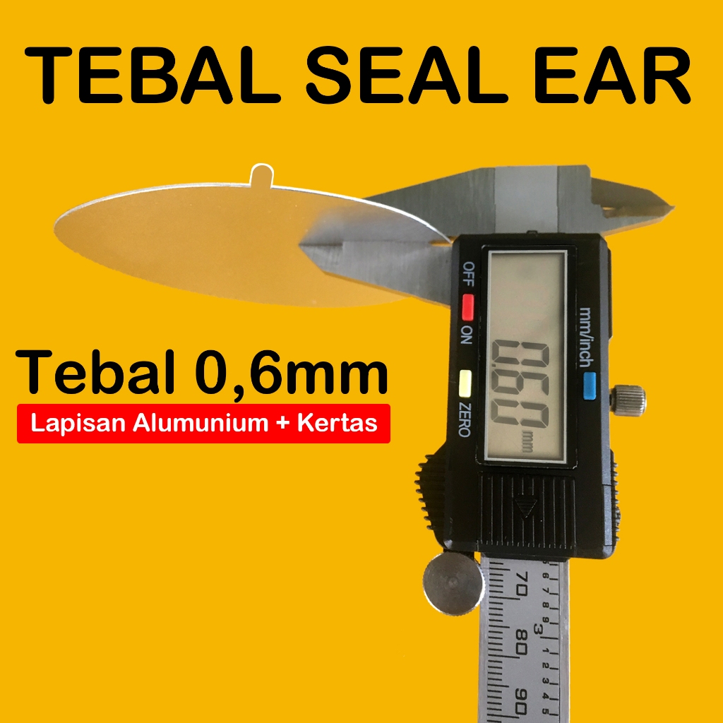 Segel Toples / Seal Aluminium Induksi PET 8,7 cm Food Grade Image 9